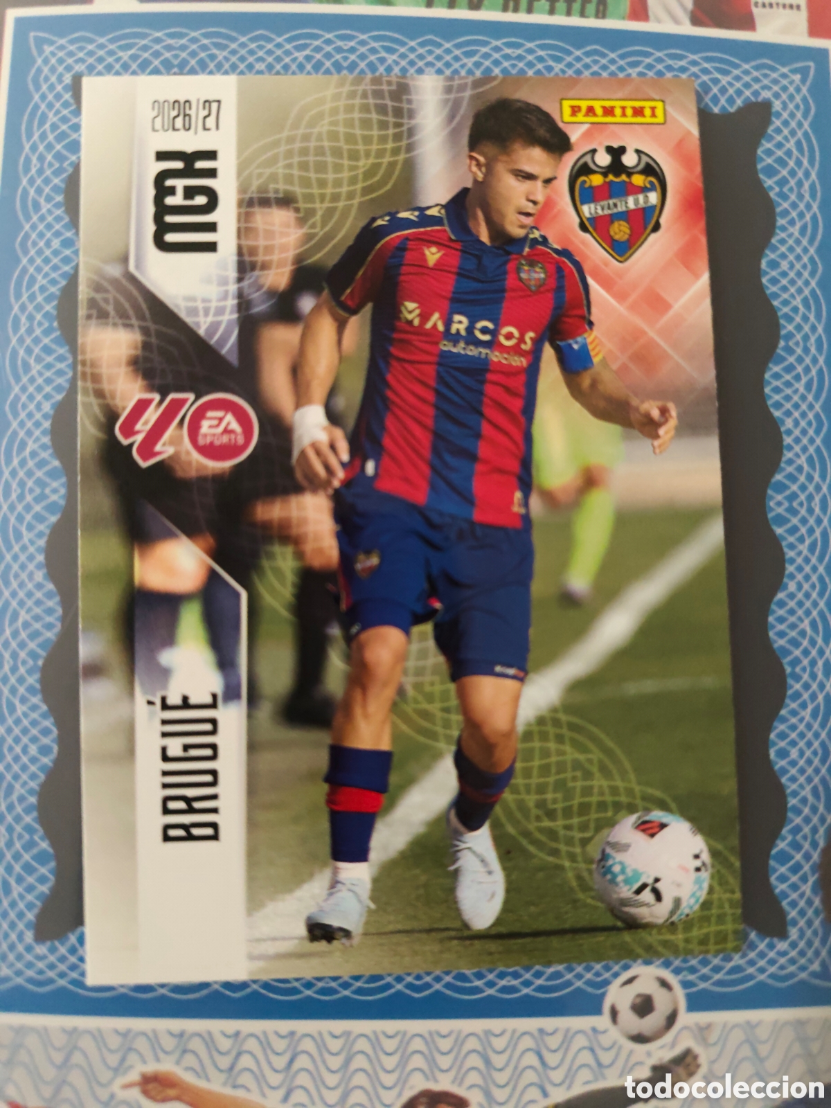 Cromos de f&uacute;tbol: MEGACRACKS 2026 2027 26 27 - PANINI - N&ordm; 213 BRUGU&Egrave; LEVANTE