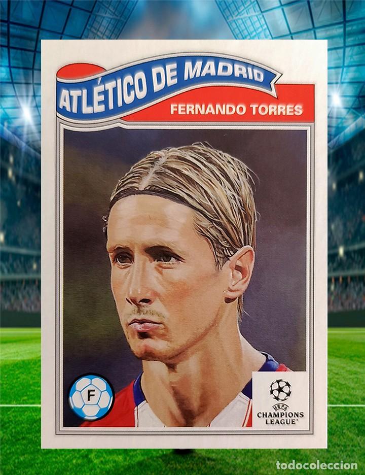 Cromos de f&uacute;tbol: Fernando Torres Atl&eacute;tico Madrid Topps Living set