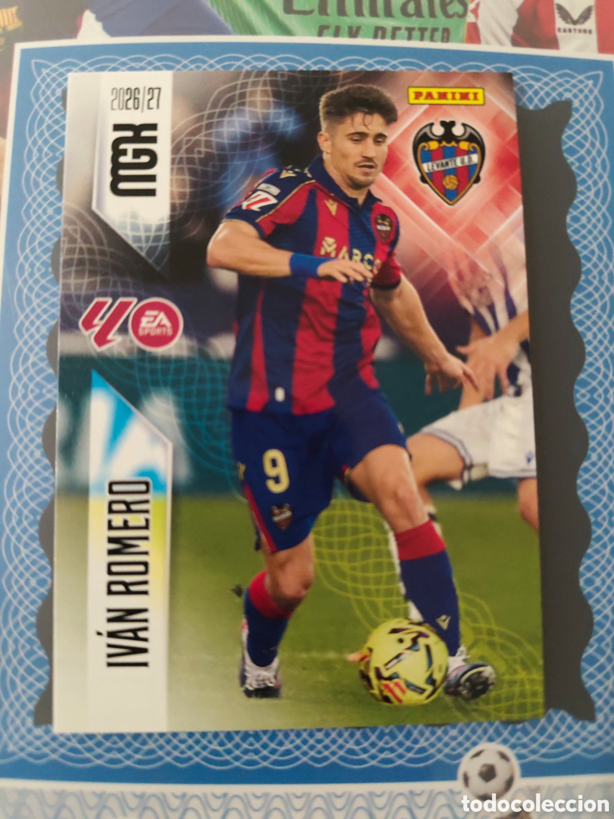 Cromos de f&uacute;tbol: MEGACRACKS 2026 2027 26 27 - PANINI - N&ordm; 214 IV&Aacute;N ROMERO LEVANTE
