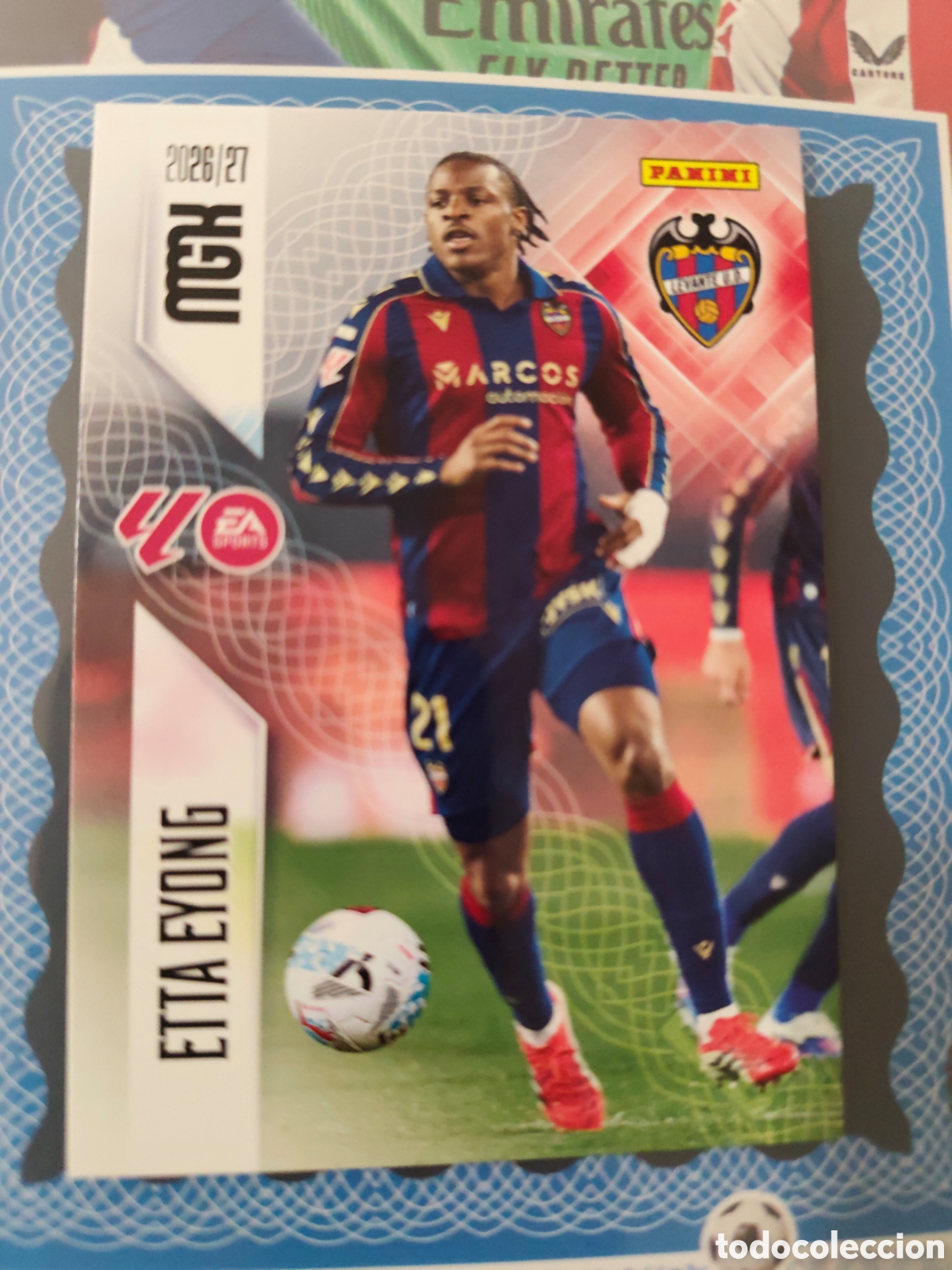 Cromos de f&uacute;tbol: MEGACRACKS 2026 2027 26 27 - PANINI - N&ordm; 216 ETTA EYONG LEVANTE