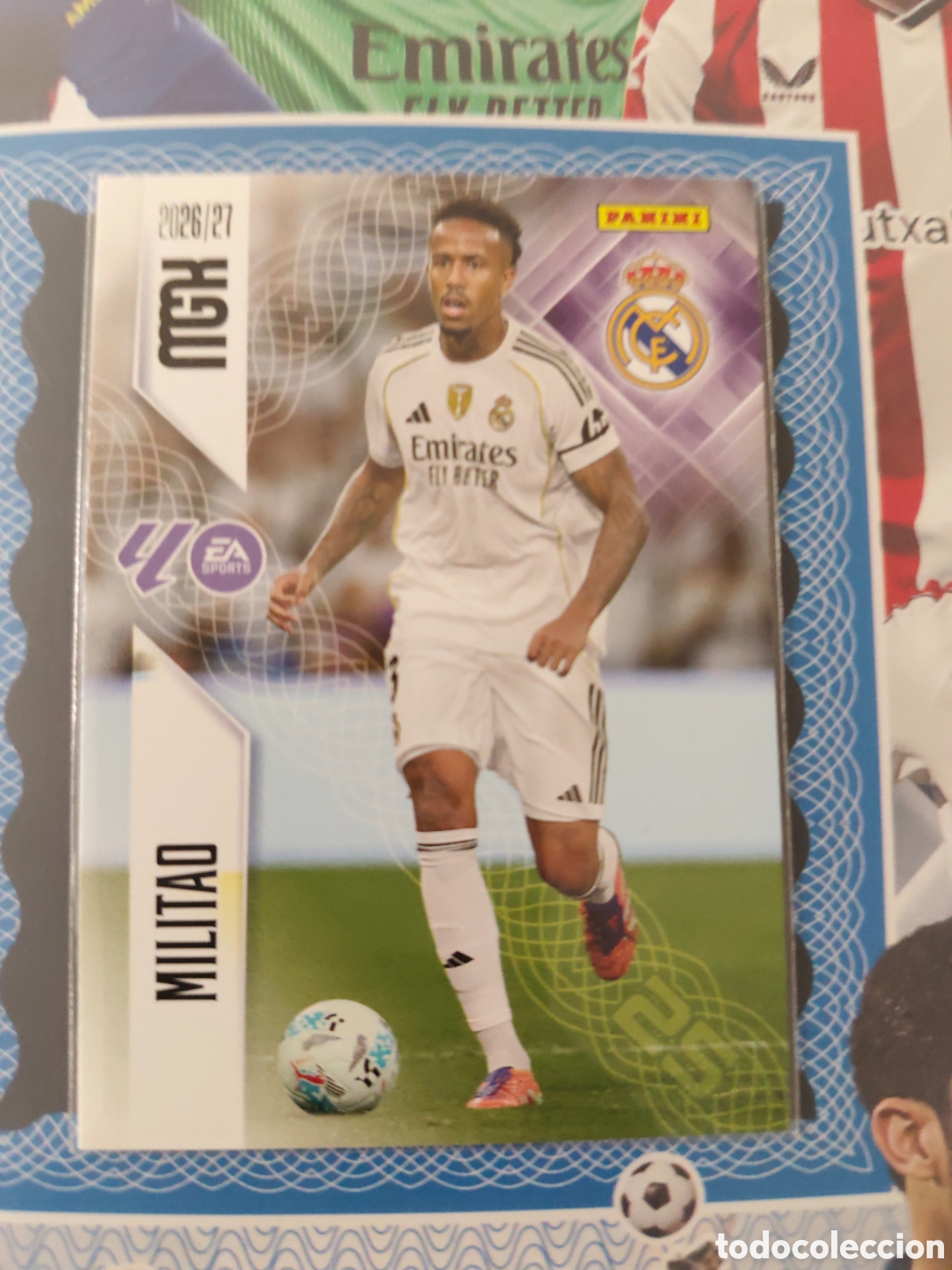 Cromos de f&uacute;tbol: MEGACRACKS 2026 2027 26 27 - PANINI - N&ordm; 221 MILITAO REAL MADRID
