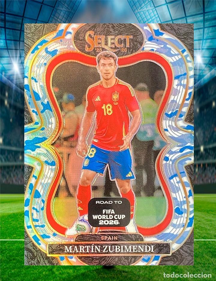 Cromos de f&uacute;tbol: Martin Zubimendi 22/49 - Mezzanine invierno camuflaje - 2025-26 Select Road to World Cup