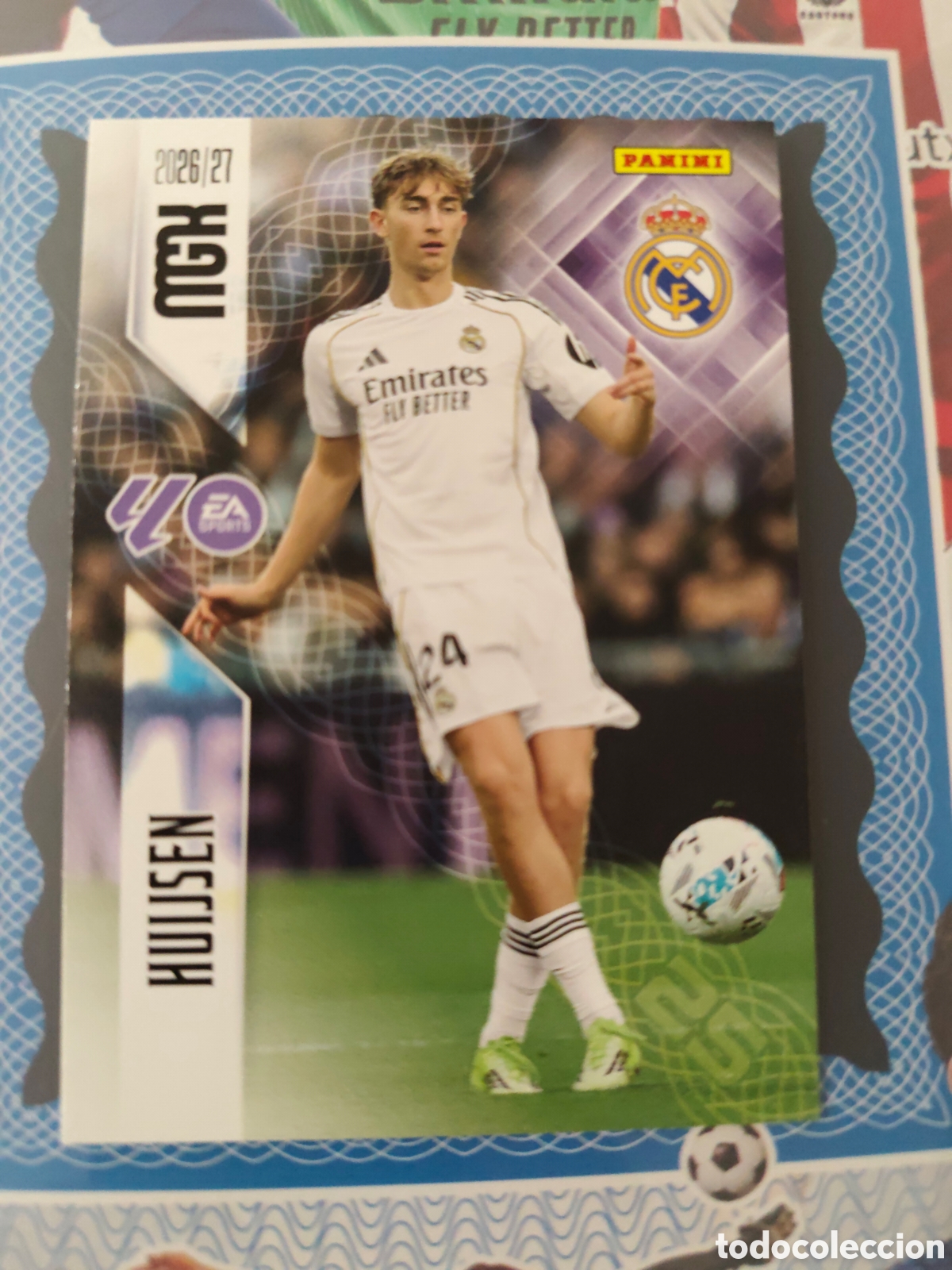 Cromos de f&uacute;tbol: MEGACRACKS 2026 2027 26 27 - PANINI - N&ordm; 222 HUIJSEN REAL MADRID