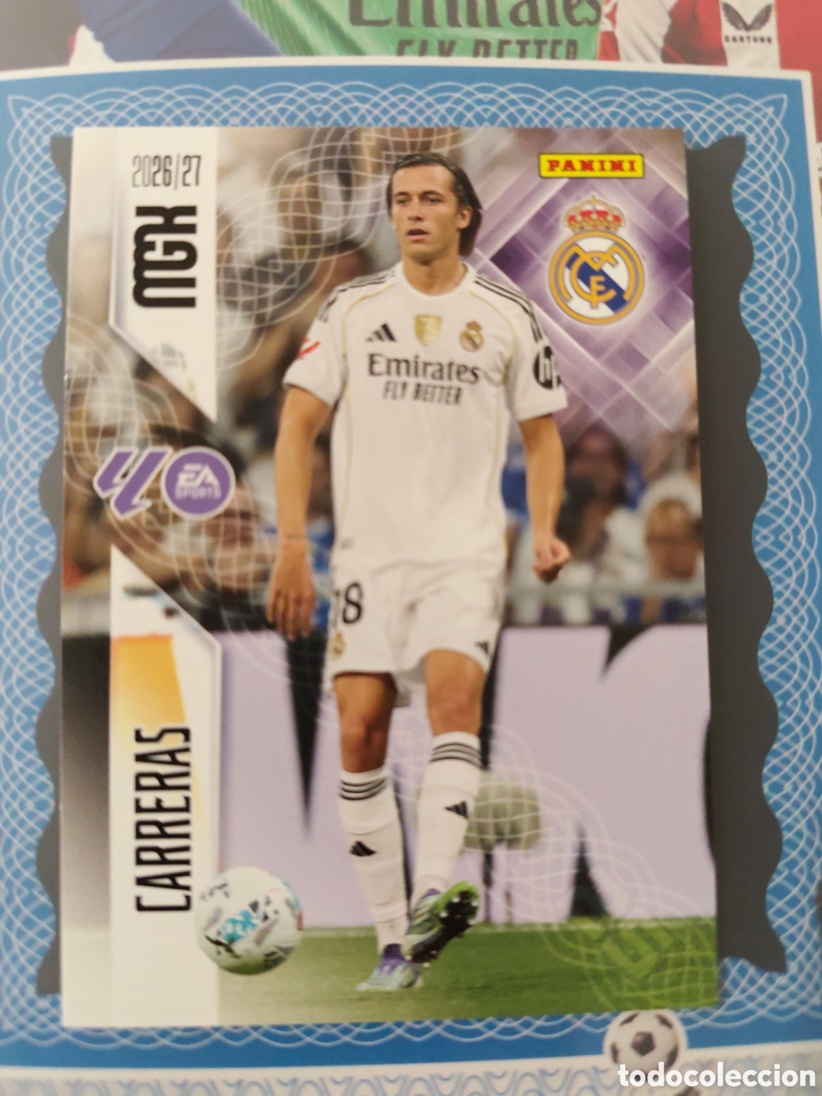 Cromos de f&uacute;tbol: MEGACRACKS 2026 2027 26 27 - PANINI - N&ordm; 224 CARRERAS REAL MADRID