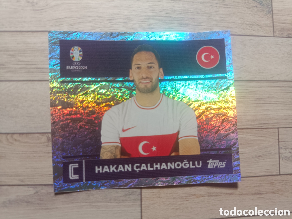 Cromos de f&uacute;tbol: TUR 2 HAKAN CALHANOGLU TUR2 TURQUIA TOPPS STICKER GERMANY EURO 2024