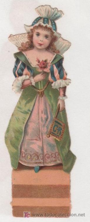 Collezionismo Figurine ritagliate antiche: PRECIOSO CROMO TROQUELADO ANTIGUO. Finales S. XIX