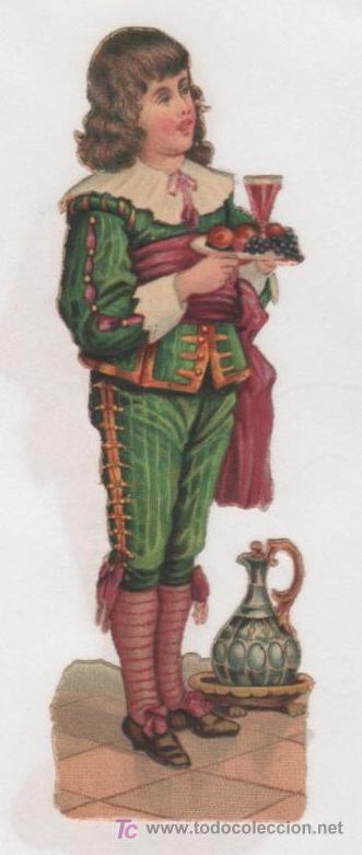 Collezionismo Figurine ritagliate antiche: PRECIOSO CROMO TROQUELADO ANTIGUO. Finales S. XIX