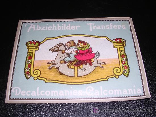 Coleccionismo cromos troquelados antiguos: DECALCOMANIES CALCOMANIA, DESPLEGABLE - Foto 1