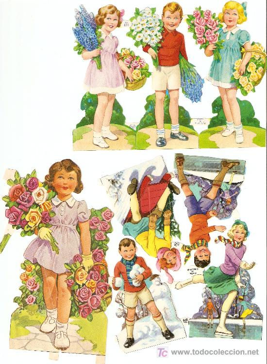 Coleccionismo cromos troquelados antiguos: CROMOS NI&Ntilde;OS - Foto 1