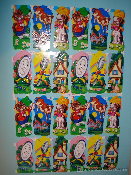 Colecionismo Cromos recortados antigos: L&Aacute;MINA CROMOS TROQUELADOS MLP 971