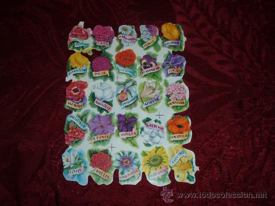 Collezionismo Figurine ritagliate antiche: lamina de cromos trquelados marca f b