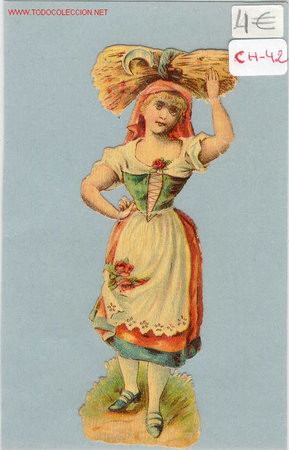 Collectionnisme Cartes &agrave; collectionner massicot&eacute;es anciennes: (ch-42) CROMO PRINCIPIOS DE SIGLO