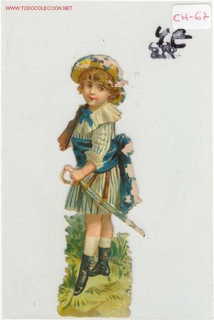 Coleccionismo cromos troquelados antiguos: (ch-67) CROMO PRINCIPIOS DE SIGLO - Foto 1