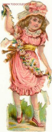 Collectable Antique Stamped Cards: (ch-169)CROMO PRINCIPIOS DE SIGLO