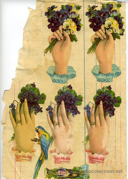 Sammeln alte gestanzte Sammelbilder: HOJA CON CROMOS TROQUELADOS ORIGINALES ANTIGUOS, L13