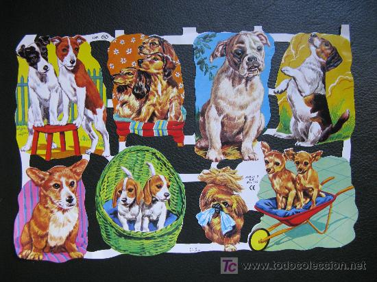 Sammeln alte gestanzte Sammelbilder: pliego de cromos troquelados