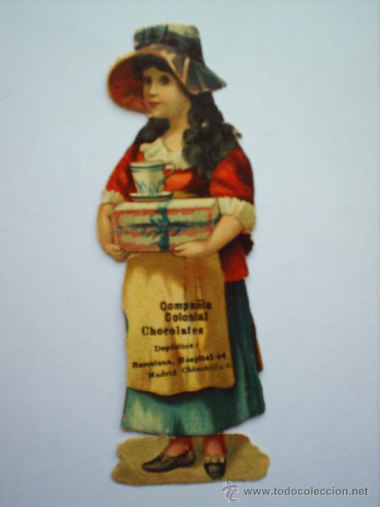 Coleccionismo cromos troquelados antiguos: CROMO TROQUELADO COMPA&Ntilde;IA COLONIAL CHOCOLATES- - Foto 1