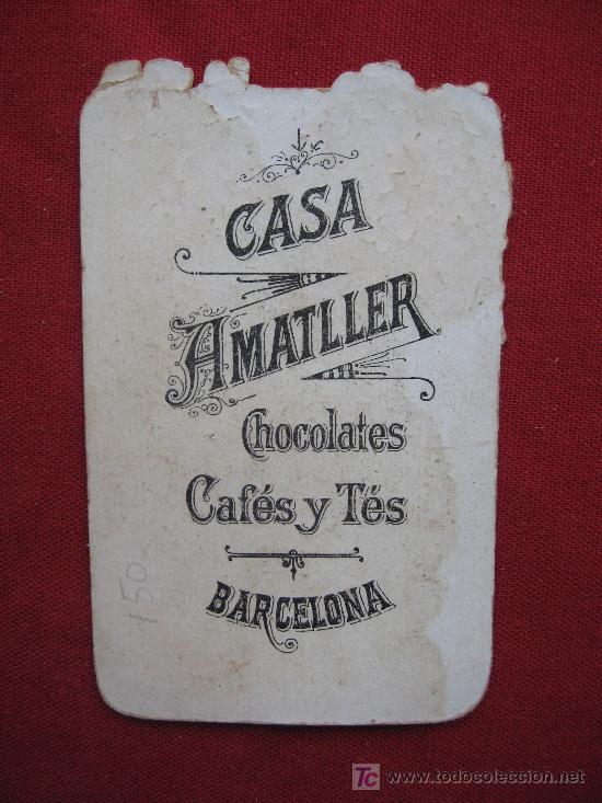 Coleccionismo cromos troquelados antiguos: CHOCOLATE AMATLLER - Foto 2