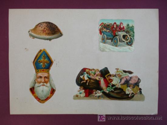 Coleccionismo cromos troquelados antiguos: HOJA CON CROMOS TROQUELADOS. VARIOS. - Foto 1
