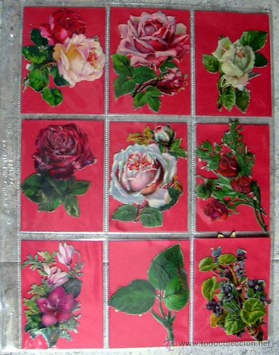 Collectionnisme Cartes &agrave; collectionner massicot&eacute;es anciennes: 18 cromos troquelados - Ver foto adicional