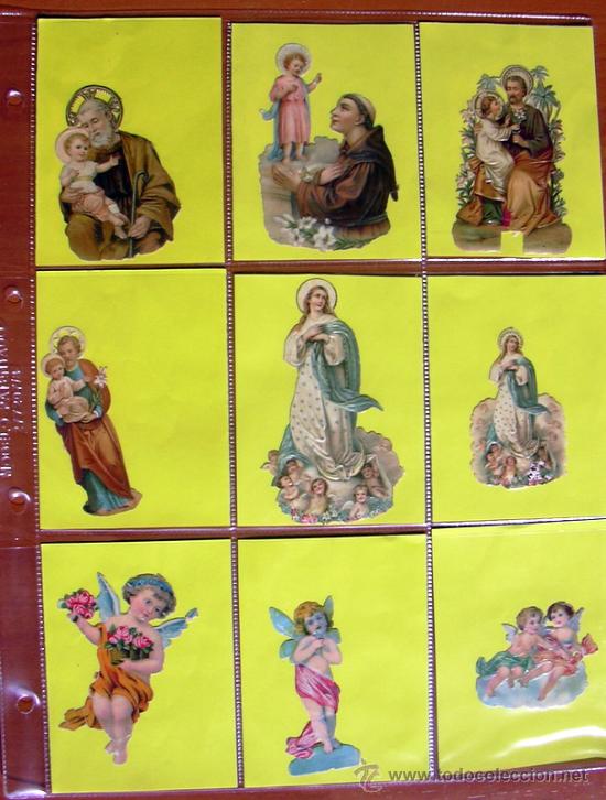 Collectable Antique Stamped Cards: 14 cromos troquelados - Ver foto adicional