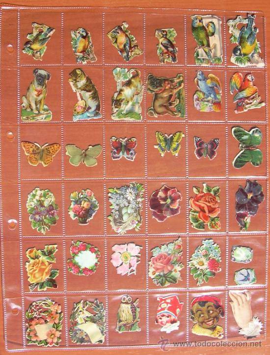 Colecionismo Cromos recortados antigos: 36 cromos troquelados