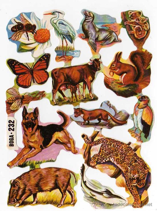 Collectable Antique Stamped Cards: LAMINA BOGA 232 - RELIEVE