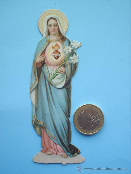 Coleccionismo cromos troquelados antiguos: CROMO TROQUELADO SAGRADO CORAZON - Foto 1