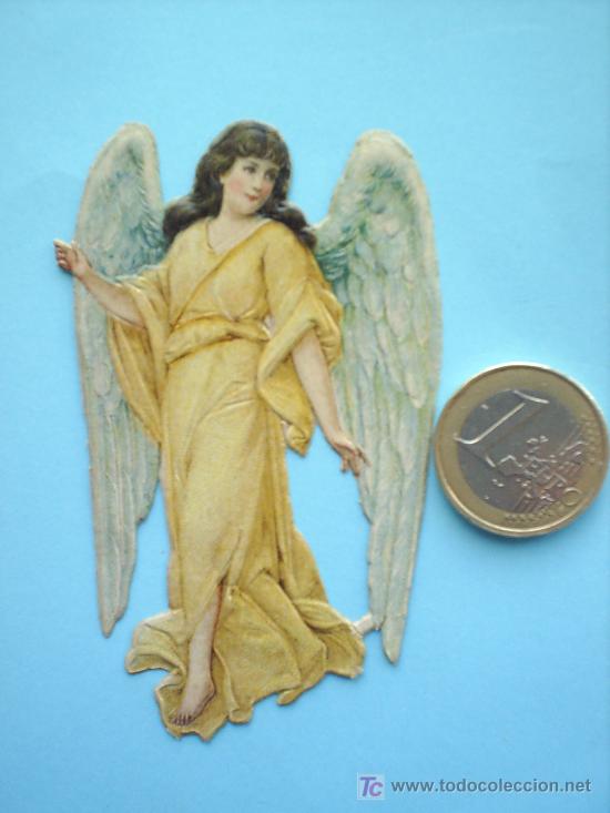 Coleccionismo cromos troquelados antiguos: CROMO TROQUELADO ANGEL - Foto 3
