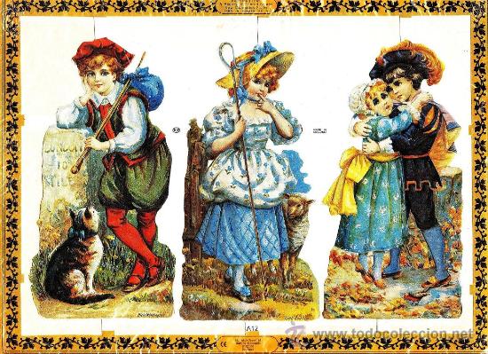 Collezionismo Figurine ritagliate antiche: CROMO TROQUELADo /de picar -ANTIGUO- MAMELOK PRESS-INGLATERRA- REPRODUCCION-GRAN TAMA&Ntilde;O - A&Ntilde;O 1995.-