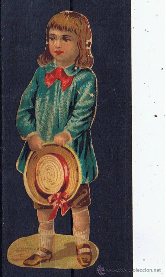 Collezionismo Figurine ritagliate antiche: Cortesano de bajo rango aguantando el tipo