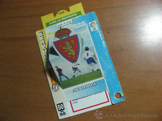 Sammeln alte gestanzte Sammelbilder: CROMO TROQUELADO, DESPLEGABLE, MAGIC CARD, MATUTANO,LIGA-94-95.REAL ZARAGOZA.N&ordm; 50.