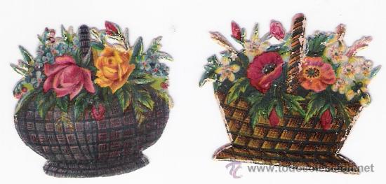 Coleccionismo cromos troquelados antiguos: Lote de 2 cromos Troquelados (4,5 cms.) - Foto 1