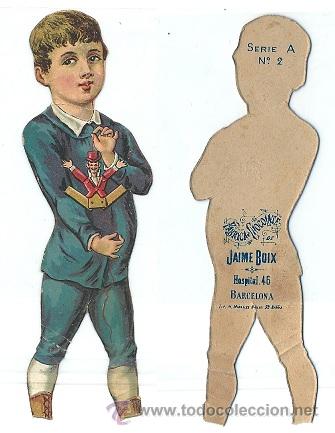 Sammeln alte gestanzte Sammelbilder: 6913 - ANTIGUO CROMO TROQUELADO JAIME BOIX - SERIE A N&ordm; 2