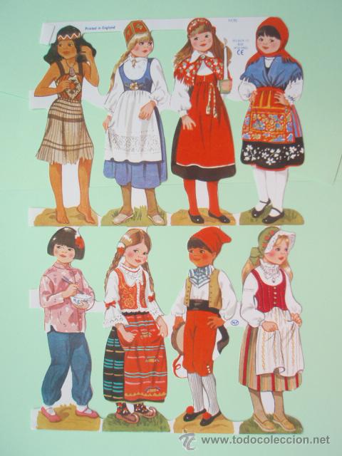 Collectable Antique Stamped Cards: Bonita lamina de cromos troquelados