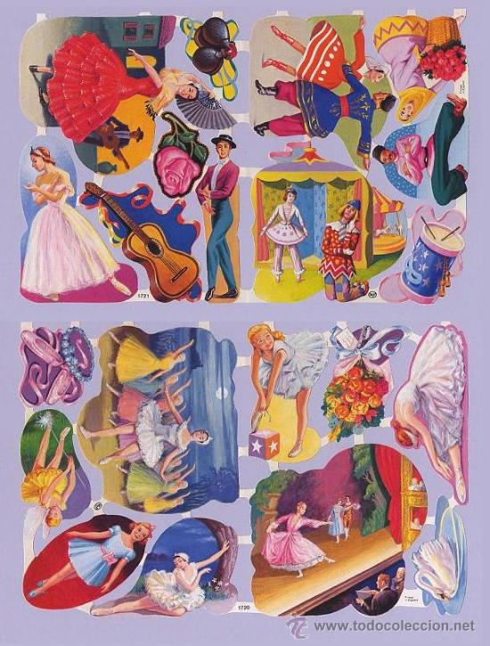 Sammeln alte gestanzte Sammelbilder: CROMOS TROQUELADOS - LOTE 2 ANTIGUAS Y RARAS L&Aacute;MINAS INGLESAS MLP 1720-1721 NO 'CE' MAMELOK MPL