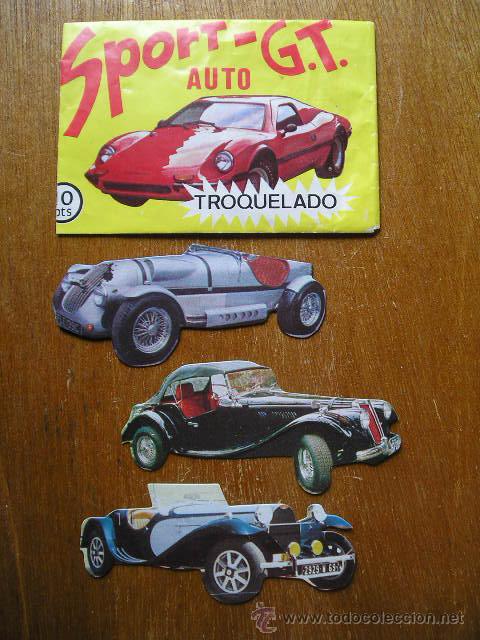 Coleccionismo cromos troquelados antiguos: SPORT GT AUTO, EDITA PRODEINESA, COCHES CROMOS TROQUELADOS