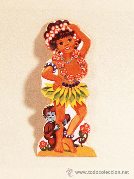 Collectionnisme Cartes &agrave; collectionner massicot&eacute;es anciennes: ZPR. 1 PRECIOSO BROCHE ARTESANAL CON CHICA Y TRAJE REGIONAL. CROMO ORIGINAL + CIERRE BA&Ntilde;O PLATA.