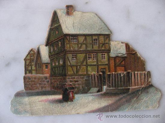 Coleccionismo Cromos troquelados antiguos: ANTIGUO CROMO TROQUELADO DE CHOCOLATES AMATLLER PARA COLECCION.