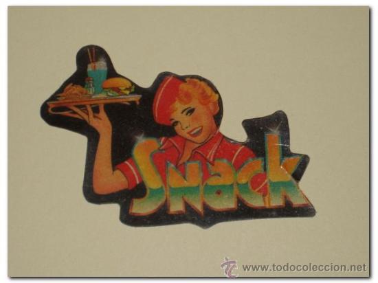 Coleccionismo cromos troquelados antiguos: Pegatina Ne&oacute;n PANRICO - Snack - Foto 1