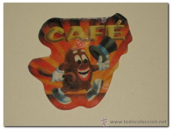 Coleccionismo cromos troquelados antiguos: Pegatina Ne&oacute;n PANRICO - Caf&eacute; - Foto 1