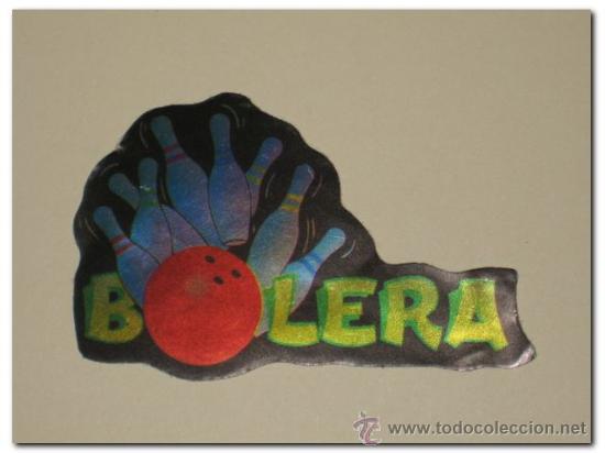 Sammeln alte gestanzte Sammelbilder: Pegatina Ne&oacute;n Brillante PANRICO - Bolera