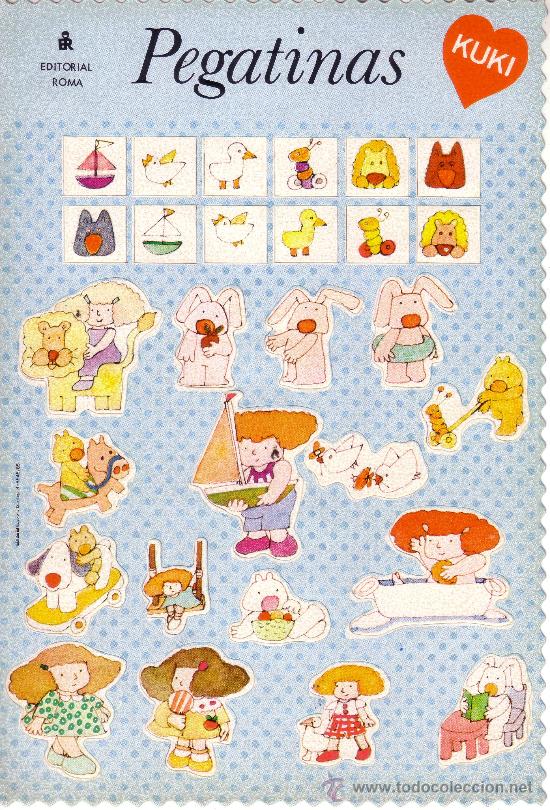 Collectable Antique Stamped Cards: EDITORIAL ROMA - A&Ntilde;O 1985 - PEGATINAS TROQUELADAS KUKI