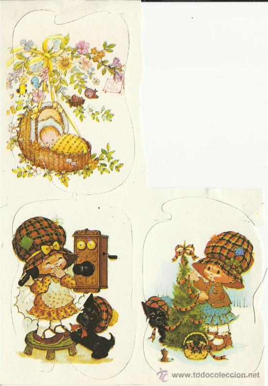 Collectable Antique Stamped Cards: LAMINA DE CROMOS TROQUELADOS