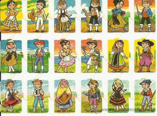 Collectable Antique Stamped Cards: LAMINA DE CROMOS TROQUELADOS