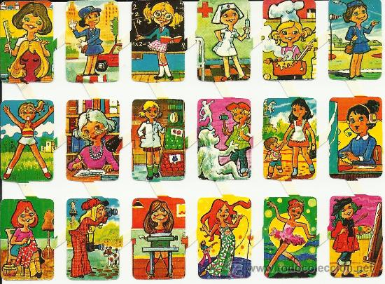 Collectable Antique Stamped Cards: LAMINA DE CROMOS TROQUELADOS