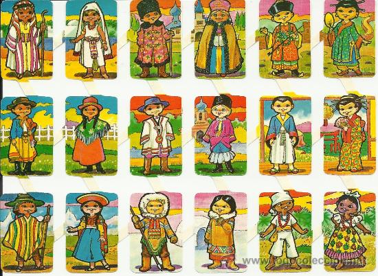 Collectable Antique Stamped Cards: LAMINA DE CROMOS TROQUELADOS