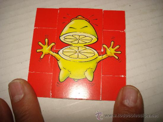 Coleccionismo cromos troquelados antiguos: Cromo Troquelado Transformable Mutante en 4 Posiciones de PHOSKITOS - Foto 2