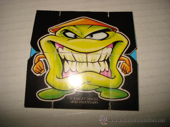 Coleccionismo cromos troquelados antiguos: Cromo Troquelado Transformable Mutante en 4 Posiciones de PHOSKITOS - Foto 4