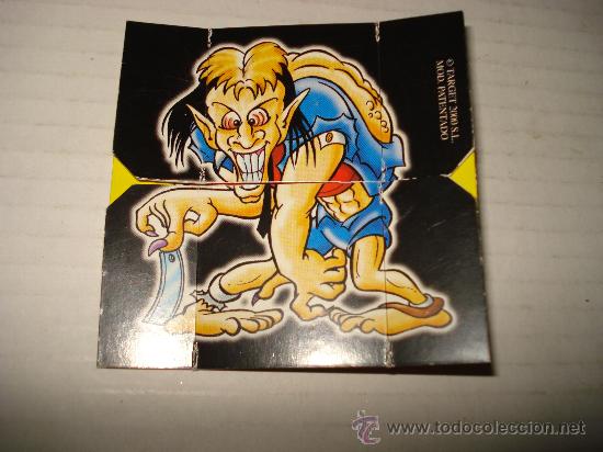 Coleccionismo cromos troquelados antiguos: Cromo Troquelado Transformable Mutante en 4 Posiciones de PHOSKITOS - Foto 4